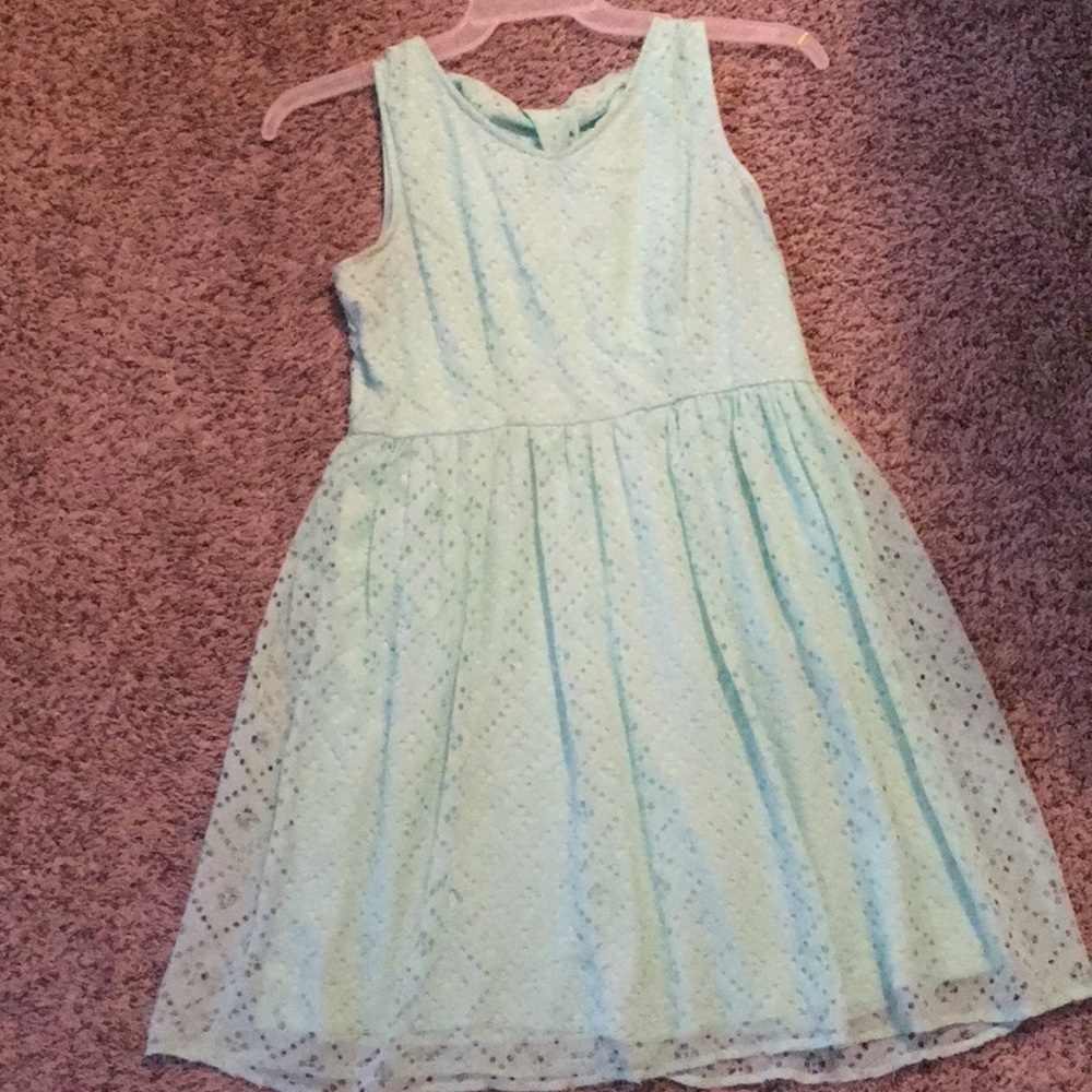 A Teal kids dress